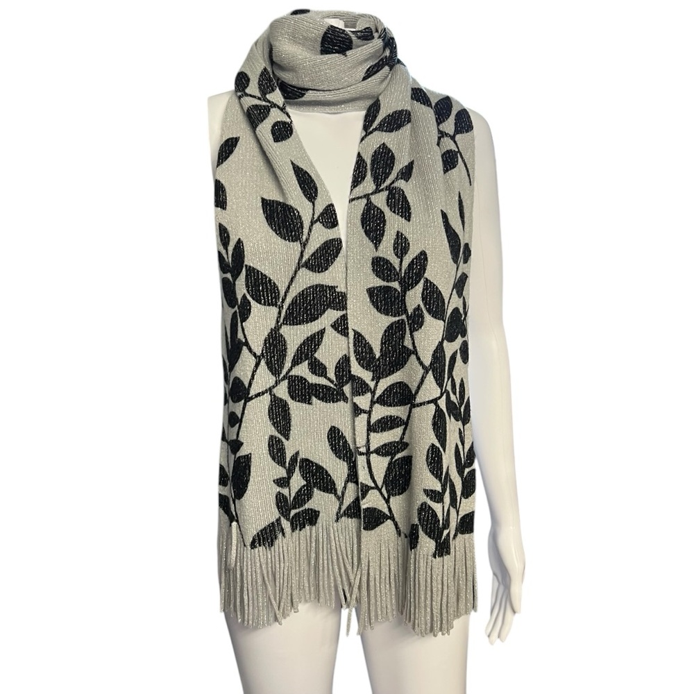 Cejon - Womens Acrylic Metallic Scarf